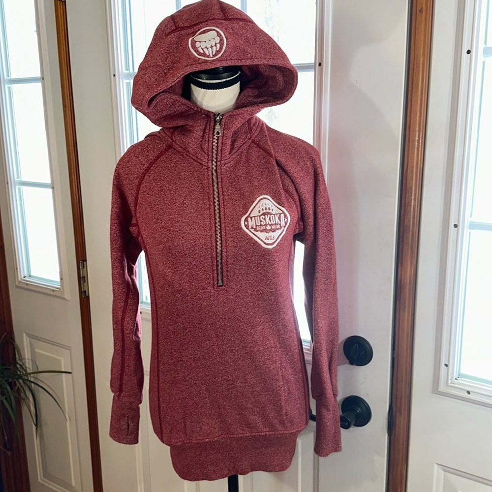 Muskoka Bear Wear Half Zip Hoodie